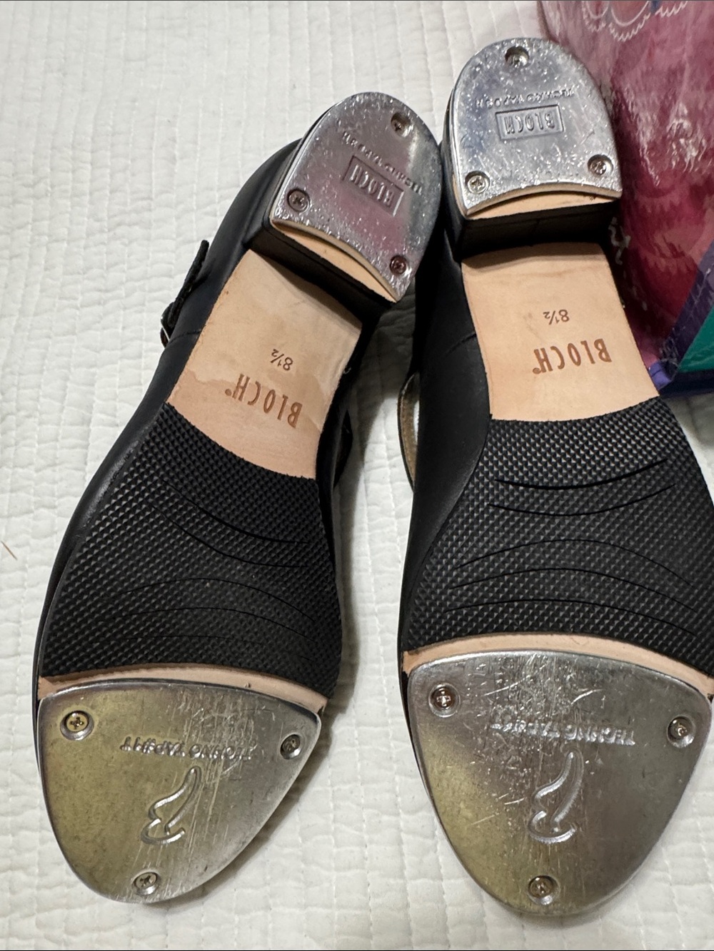 Bloch Black Mary Jane Flats - Picture 3 of 3